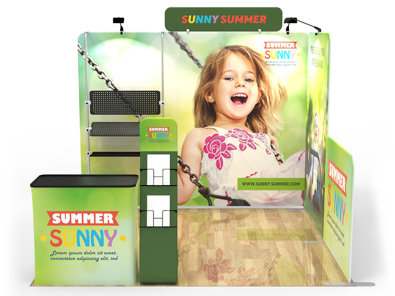 Custom Trade Show Booth 10x10 VP7